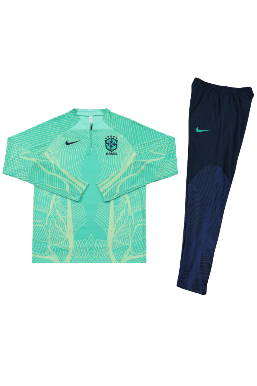 Brazil Dark Blue and Green Tracksuit