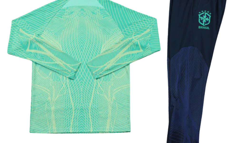 Brazil Dark Blue and Green Tracksuit